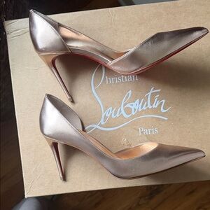 Christian Louboutin Metallic Heels